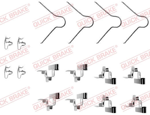 Accessory Kit, disc brake pad